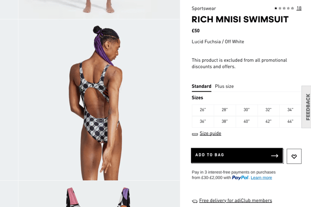Adidas on sale male swimwear